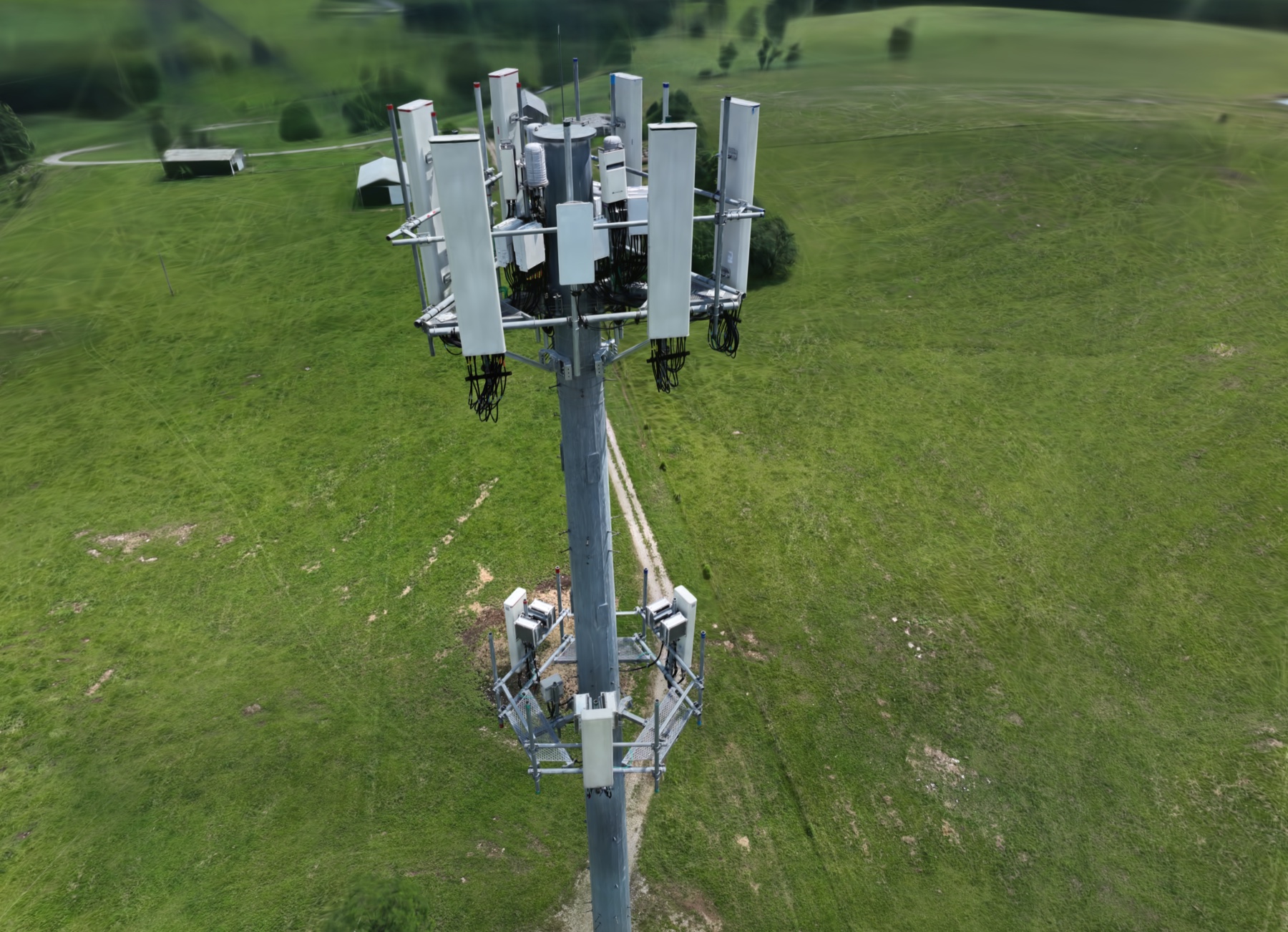 Gaussian digital twin preview of the cell tower